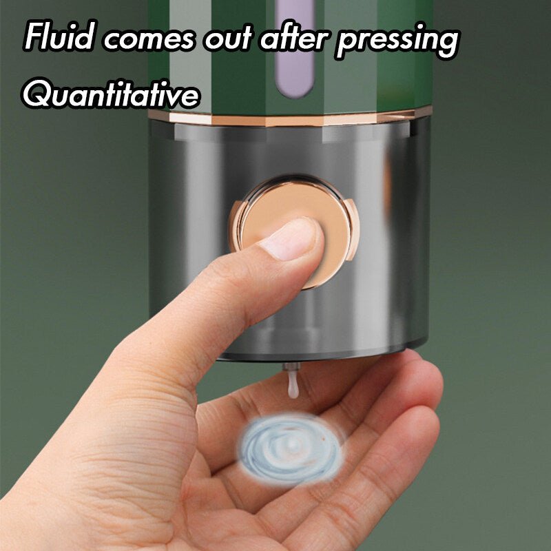 450ml Manual Wall Mounted Bathroom Liquid Soap Dispenser - Hearth & Lume