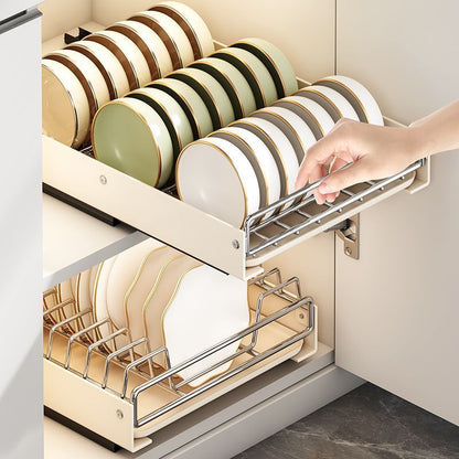 Kitchen Household Bowl Plate Plate Storage Rack Cabinet Built - in Drawer Draining Basket Bowl Rack - Hearth & Lume