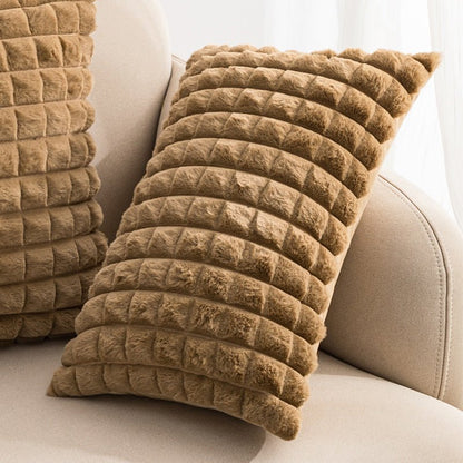 Living Room Solid Color Plush Pillow - Hearth & Lume