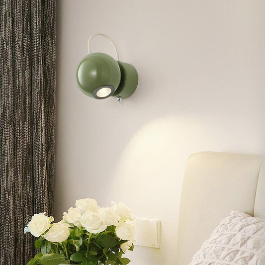 Cream Style Bedroom Wall Lamp Bedside Magnetic Suction Lamp - Hearth & Lume