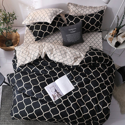 Quilt Duvet Cover 2 Pillow Cases Bedding Sets 3 Pcs - Hearth & Lume