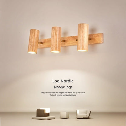 Original Wooden Bedroom Wall Lamp Japanese Retro - Hearth & Lume