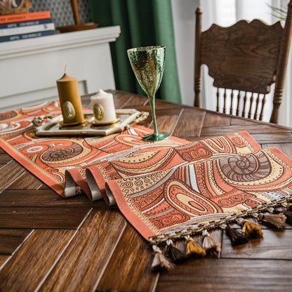 Vintage Jacquard National Style Suu Table Cloth - Hearth & Lume