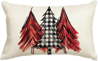 Christmas Simple Linen Pillow Cover Home Sofa Decoration - Hearth & Lume
