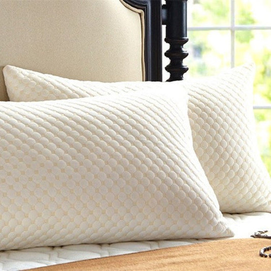Pillow Honeycomb Knitted Feather Silk Cotton Pillow Core - Hearth & Lume