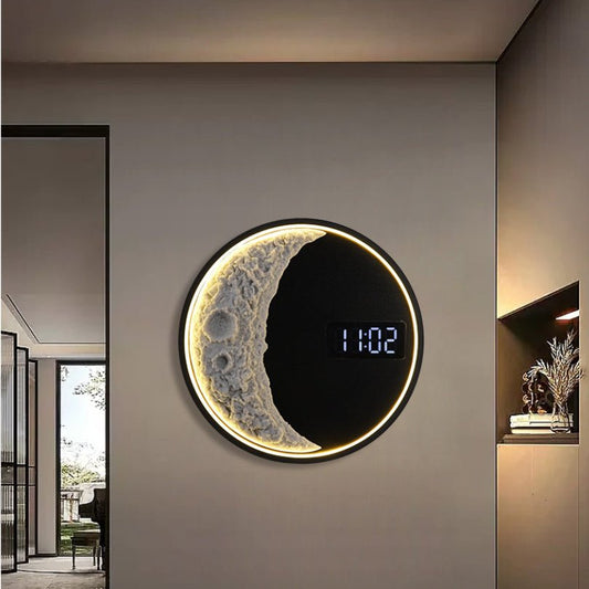 Living Room Background Wall Modern Minimalist Moon Wall Lamp - Hearth & Lume