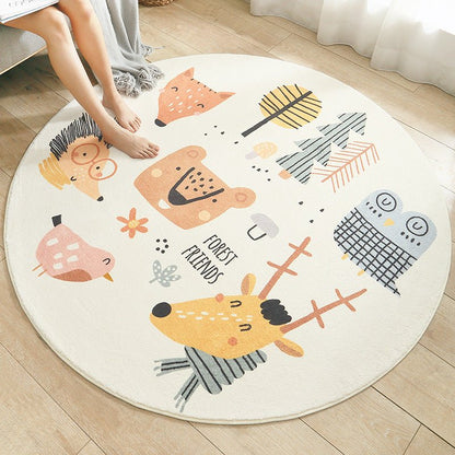 Cartoon Thickened Tea Table Blanket Bedroom - Hearth & Lume