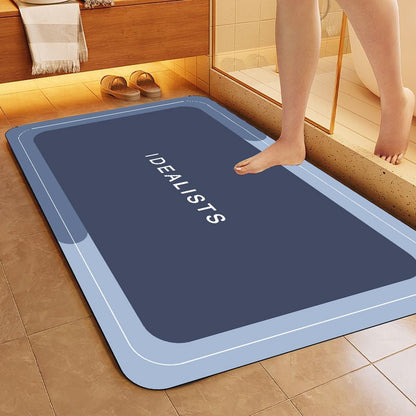 Simple Letter Bathroom Non - slip Mat - Hearth & Lume