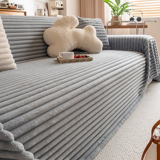 Flannel Sofa Towel Cream Style Cover Blanket - Hearth & Lume