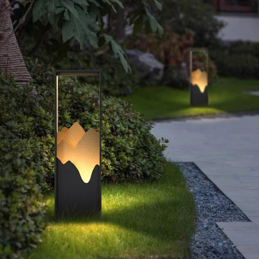 Outdoor Yard Lamp New Chinese Solar Energy - Hearth & Lume