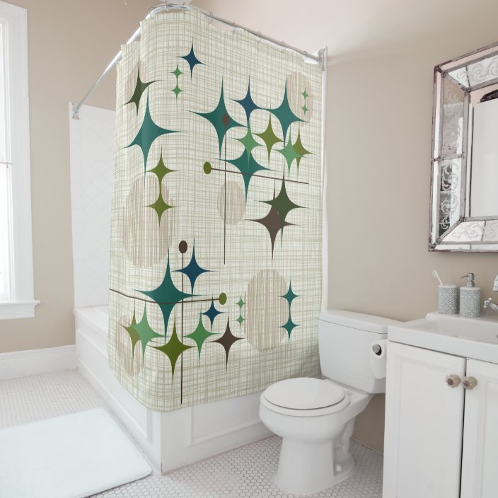 Modern Style Abstract Art Shower Curtain Bathroom - Hearth & Lume