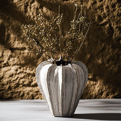 Ceramic Vase With Dining Table Model Room - Hearth & Lume