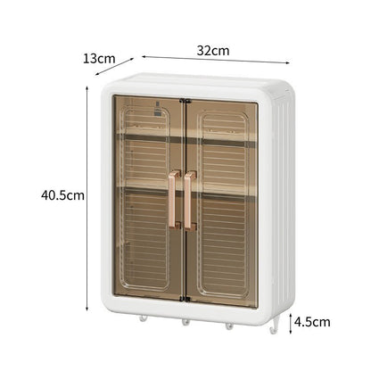 Bathroom Kitchen Storage Rack Wall - mounted Cosmetics Storage Cabinet - Hearth & Lume
