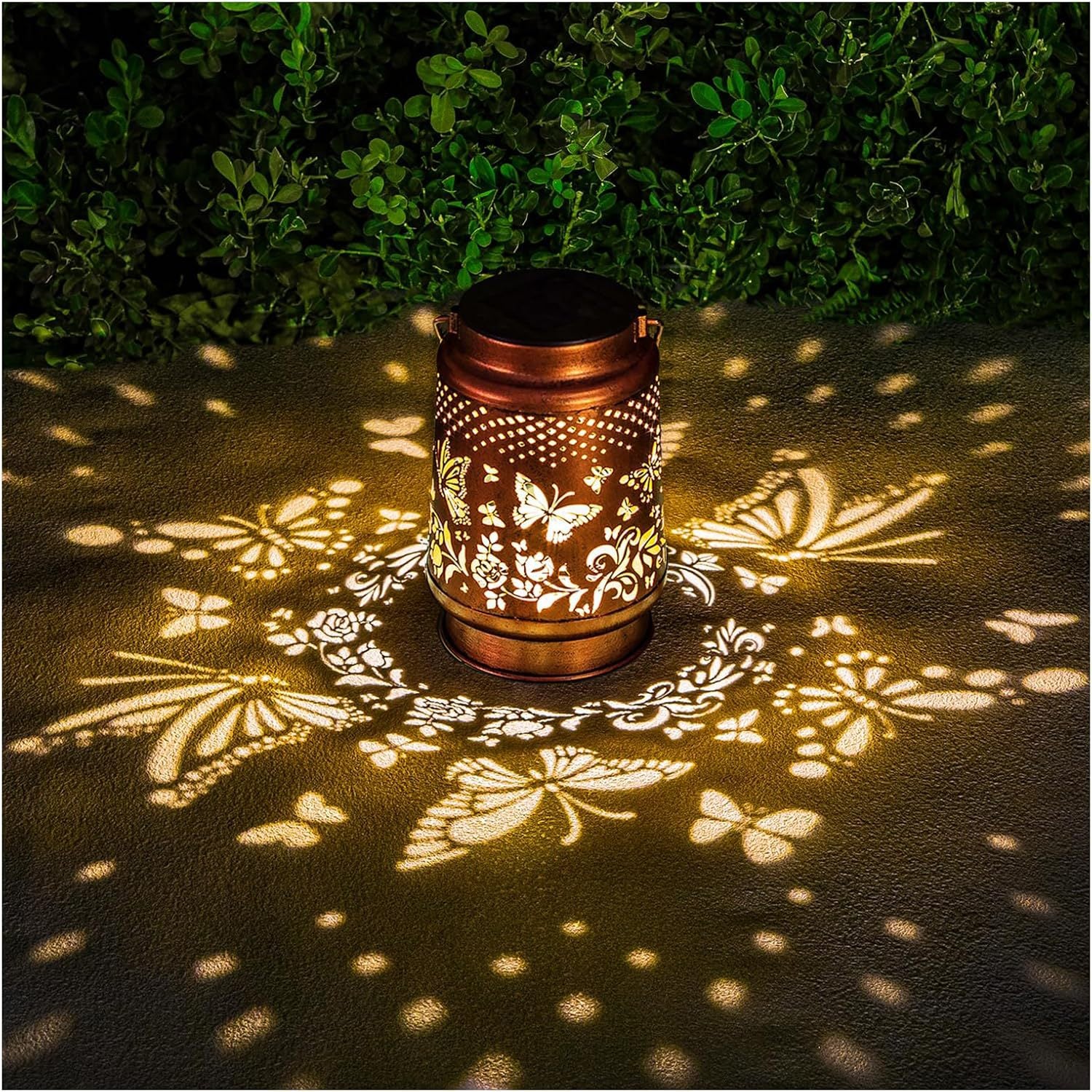 Solar Decorative Butterfly Garden Lamp Waterproof Lighting Chandelier Suspension Lamp - Hearth & Lume
