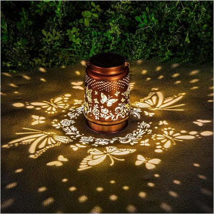 Solar Decorative Butterfly Garden Lamp Waterproof Lighting Chandelier Suspension Lamp - Hearth & Lume