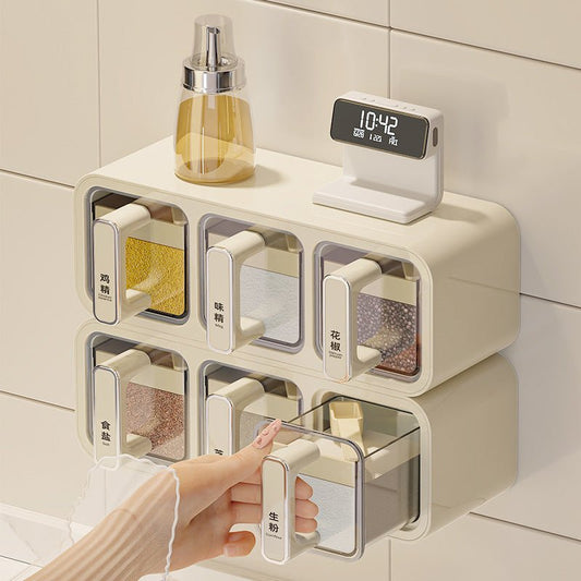 Household Kitchen Wall Hanging Decoration Type Condiment Storage Box - Hearth & Lume