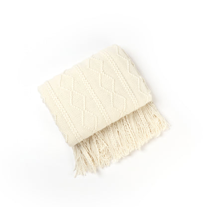Knitted Blanket Nap Sofa Cover Blanket - Hearth & Lume