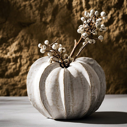 Ceramic Vase With Dining Table Model Room - Hearth & Lume