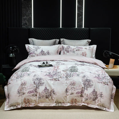 Autumn Light Luxury High - grade Cotton Long - staple Cotton Four - piece Cotton - Hearth & Lume