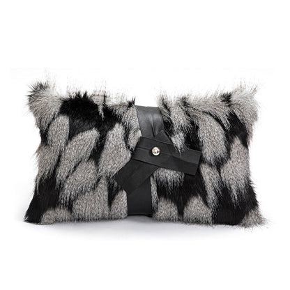Modern Simple Plush Cushion Sofa Bedroom Bedside Pillow Cover - Hearth & Lume