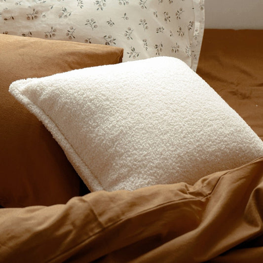 Simple With Grain Cashmere Lamb Cashmere Pillow - Hearth & Lume