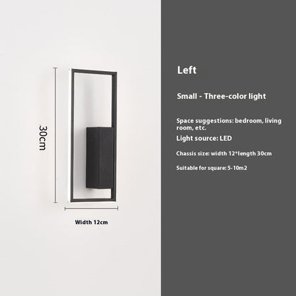 LED Nordic Modern Minimalist Wall Lamp Bedroom - Hearth & Lume