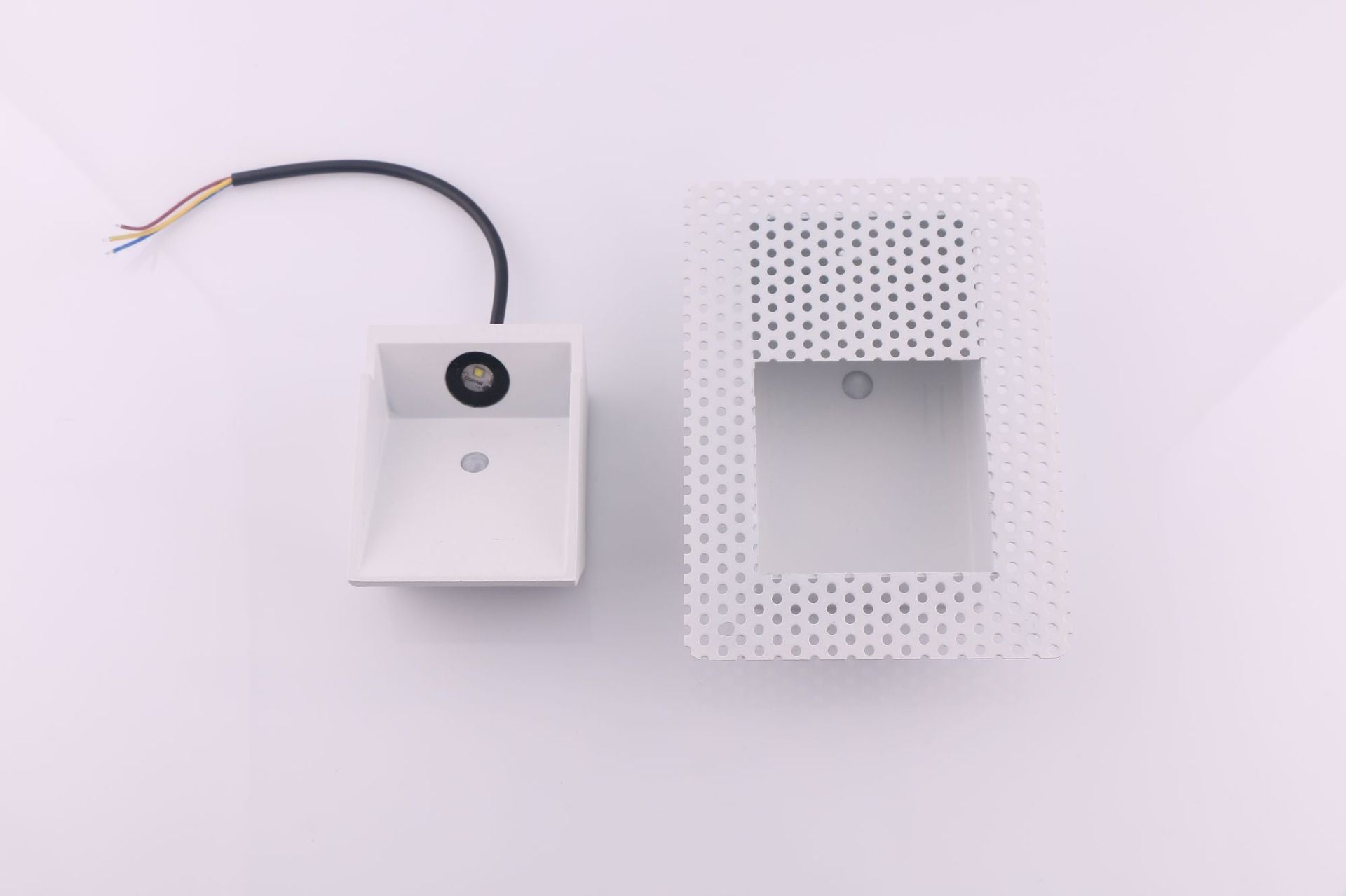 Frameless Waterproof Magnetic Long Square Stair Aisle Intelligent Induction Wall Lamp - Hearth & Lume