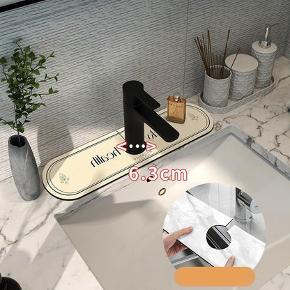 Elliptical Diatom Mud Faucet Suction Pad - Hearth & Lume
