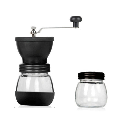 Household Portable Glass Hand - cranked Coffee Machine - Hearth & Lume