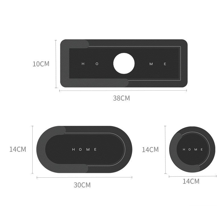 Simple Drain Pad Bathroom Faucet Suction Speed Cheers Pad
