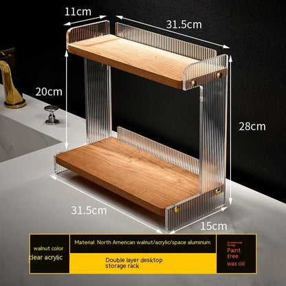 Bathroom Countertop Commodity Shelf Acrylic Storage Rack - Hearth & Lume