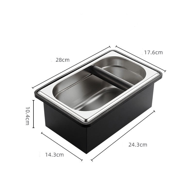 Recessed Bar Coffee Maker Accessories Stainless Steel Slag Bucket - Hearth & Lume