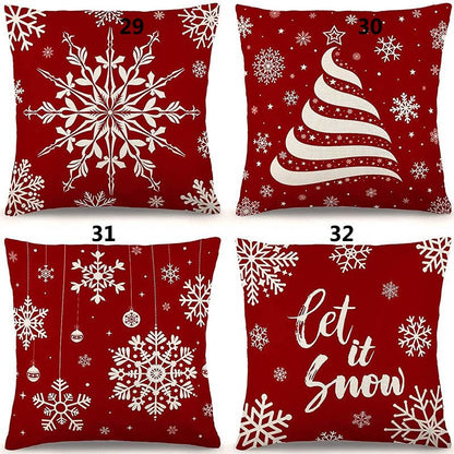 Christmas Fashion Minimalist Print Sofa Pillow Cover - Hearth & Lume