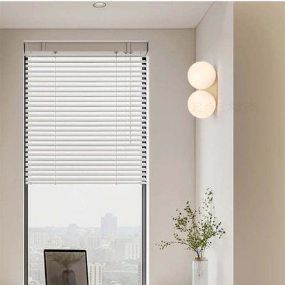 Bedroom Bedside Lamp Simple Glass Ball Wall Lamp - Hearth & Lume