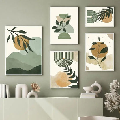 Green Plant Decorative Painting - Hearth & Lume