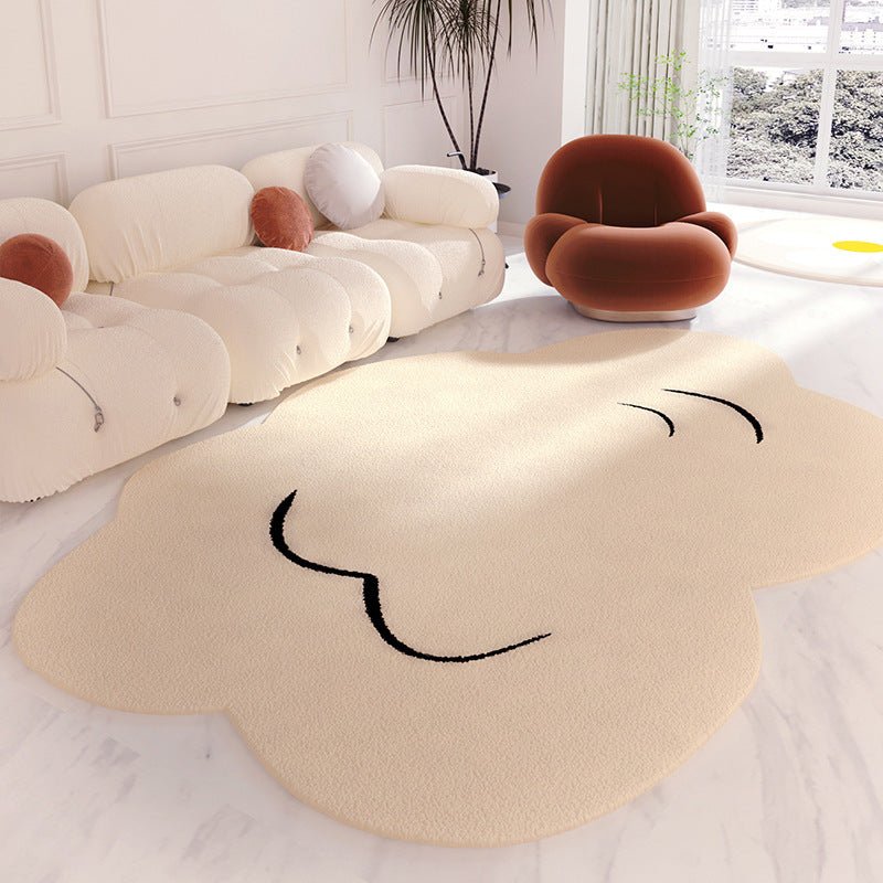 Cream Style Bedroom Balcony Carpet - Hearth & Lume