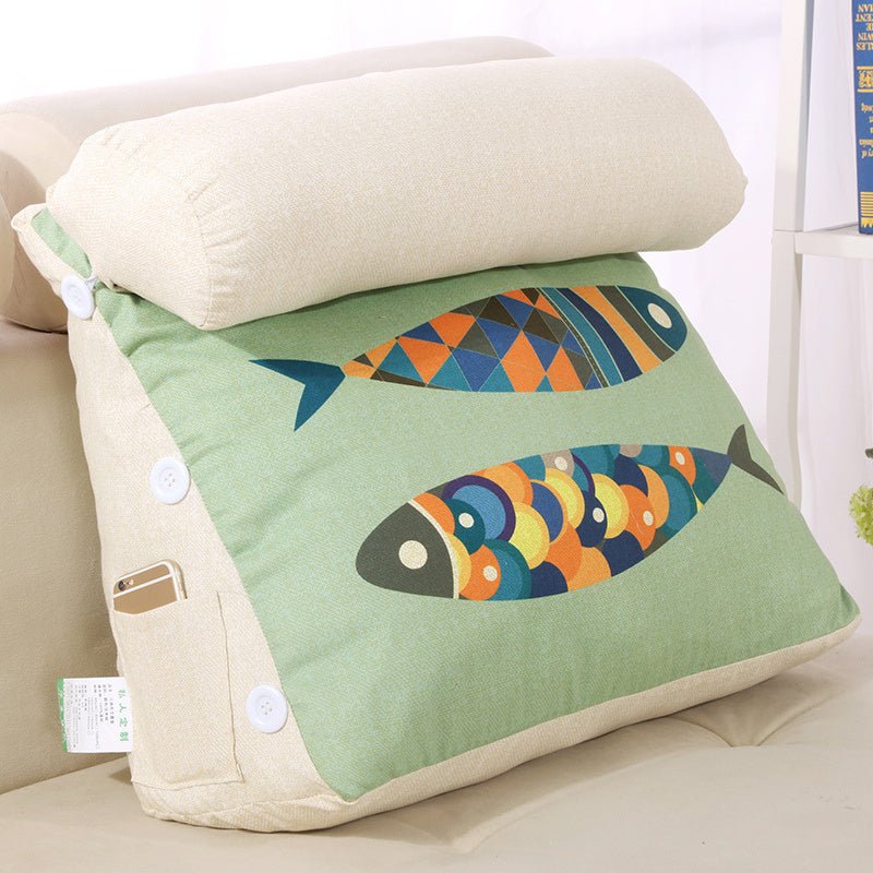 Neck Protection Pillow On Bed Removable And Washable - Hearth & Lume