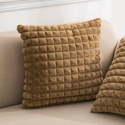 Living Room Solid Color Plush Pillow - Hearth & Lume