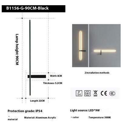 Outdoor Waterproof Wall Lamp Courtyard Stairs Aisle Light - Hearth & Lume