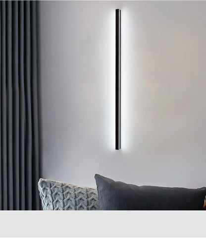 Minimalist Long Wall Bedroom Bedside Lamp - Hearth & Lume