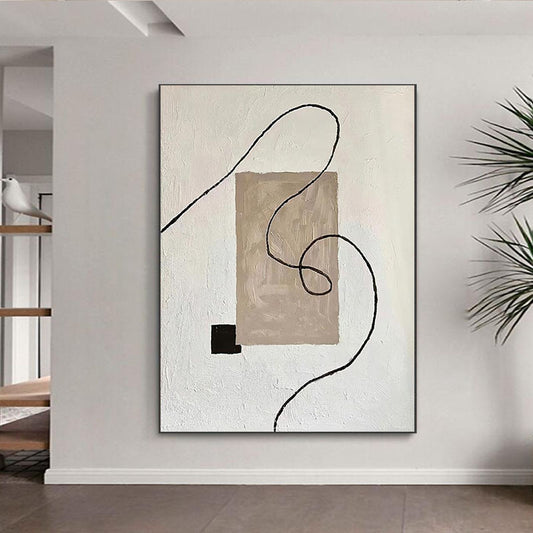 Pure Hand Drawing Minimalist Living Room Decorative Painting - Hearth & Lume