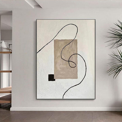 Pure Hand Drawing Minimalist Living Room Decorative Painting - Hearth & Lume