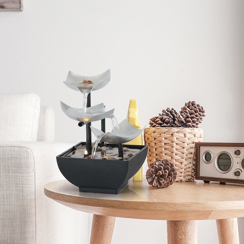 New Home Decoration Flowing Water Ornaments Desktop Fountain Crafts For Home Decor - Hearth & Lume