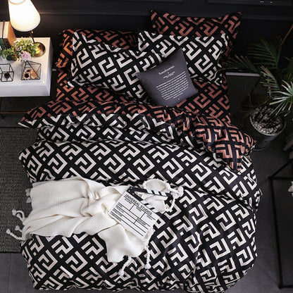 Quilt Duvet Cover 2 Pillow Cases Bedding Sets 3 Pcs - Hearth & Lume