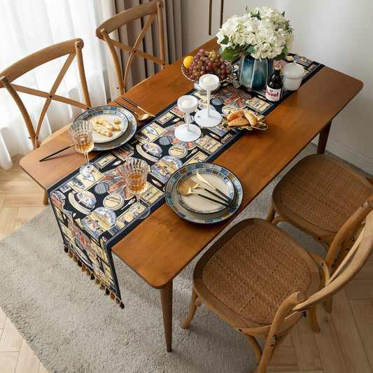 Vintage Jacquard National Style Suu Table Cloth - Hearth & Lume