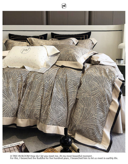 Cotton Long - staple Cotton Four - piece Set Digital Printing Bedding - Hearth & Lume