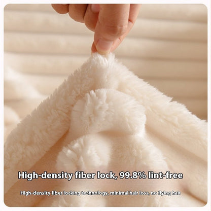 Flannel Sofa Towel Cream Style Cover Blanket - Hearth & Lume