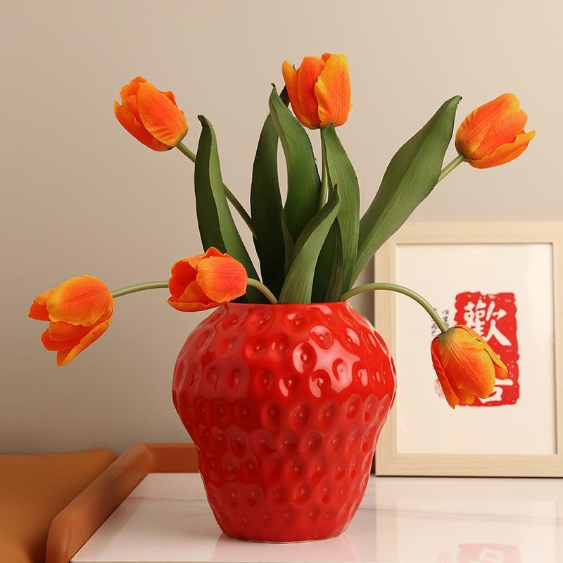 Straberry Vase Home Decorate - Hearth & Lume