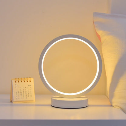Nordic Decoration Table Lamp Ring Bedroom Bedside Lamp - Hearth & Lume