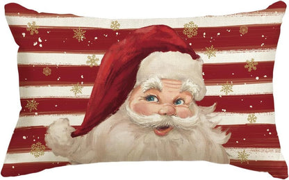 Christmas Simple Linen Pillow Cover Home Sofa Decoration - Hearth & Lume